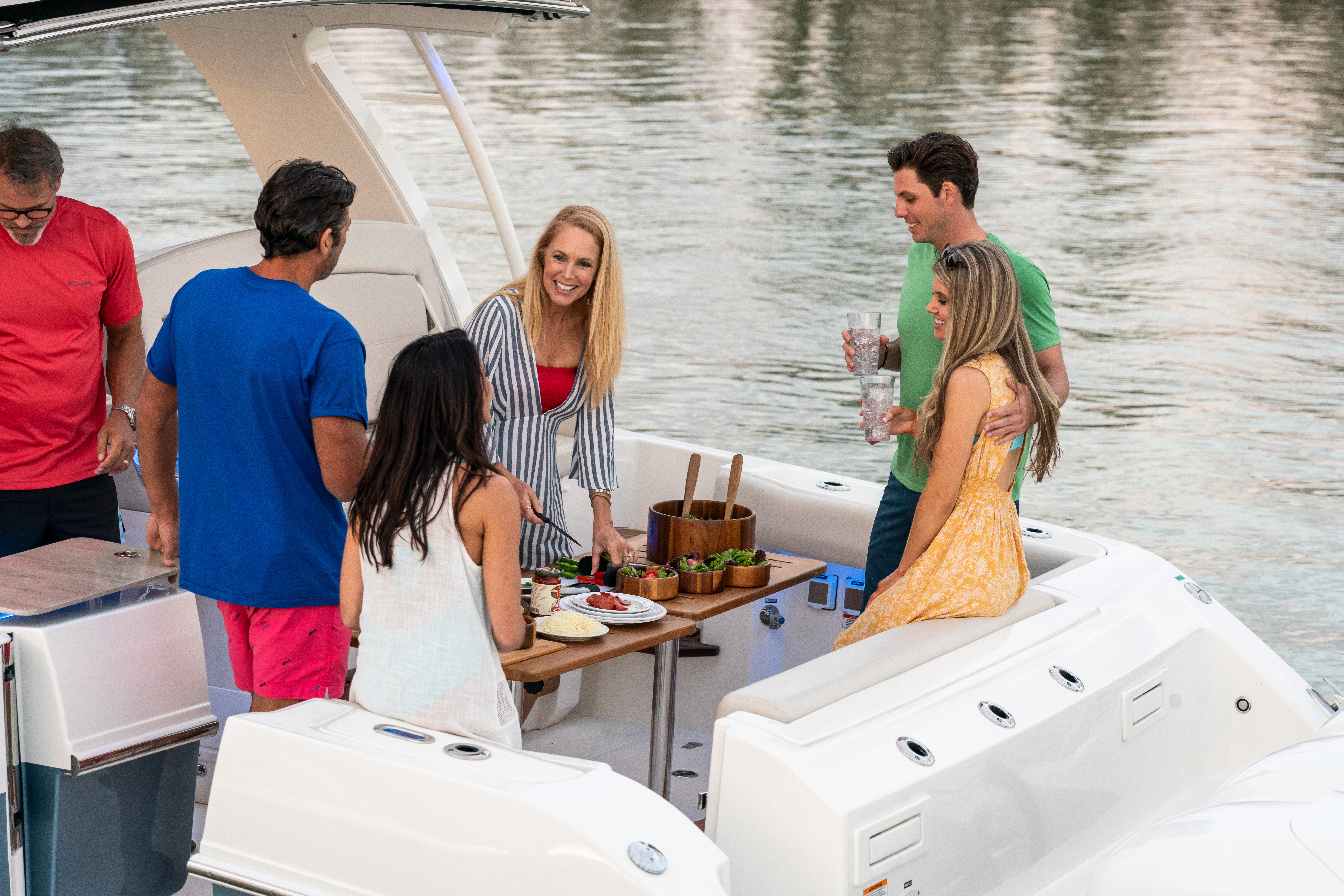 Evening dinner cruises or trips to a waterfront restaurant.